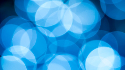 Abstract Background - Blue Bokeh