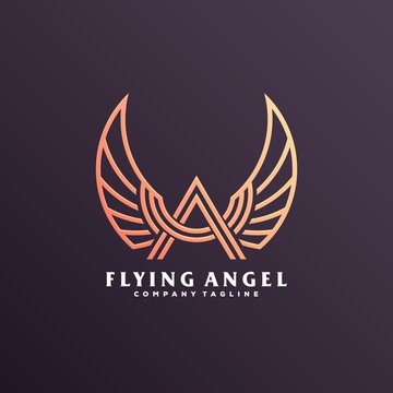angel wing logo