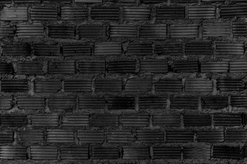 Beautiful brick walls that are not plastered background and texture. black and white style.