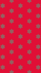 Ornate geometric pattern and two-tone abstract background