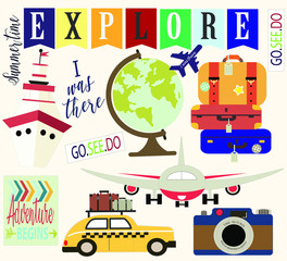 Vector travel elements