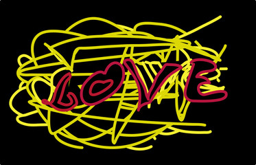 love inscription on the mess