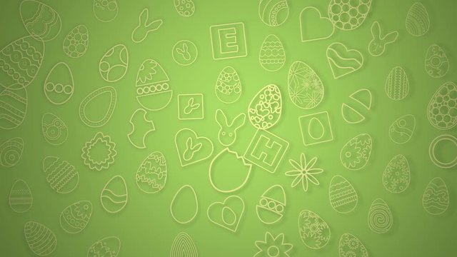 background on Easter holiday theme dynamic