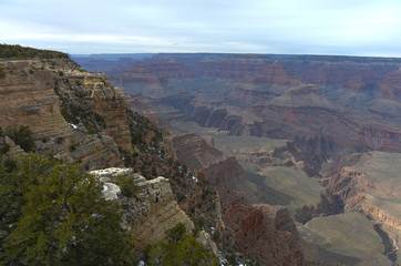 Grand Cayon National Park view wit cliffs