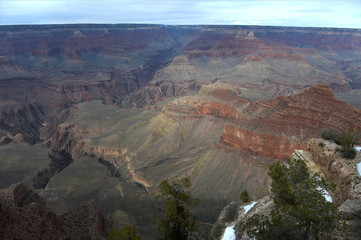 Grand Cayon National Park view wit cliffs