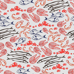 Keto food, ketogenic healthy food sketch concept illustration. Keto illustration - all food nutrients such as fish, caviar, avocado, nuts, steak. Stock Illustration