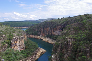 Fototapeta premium Canyon and River 4