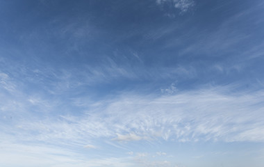 Blue sky with cloud