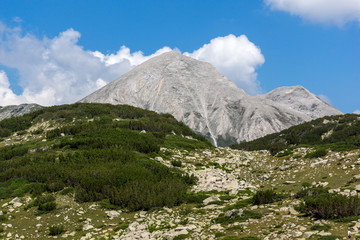 Amazing Summer landscape of Vihren Peak, Pirin Mountain, Bulgaria