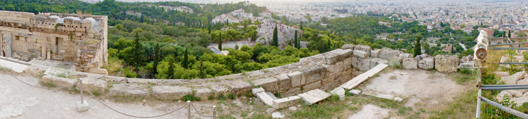 Fototapeta premium Panoramic view of Athens from Acropoli