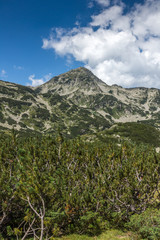 Amazing Summer landscape of Muratov Peak, Pirin Mountain, Bulgaria