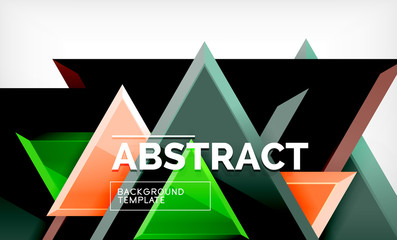 Tech futuristic geometric 3d shapes, minimal abstract background