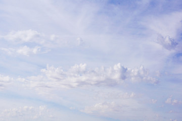 White clouds in the sky