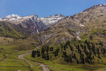 mountains cloud summer