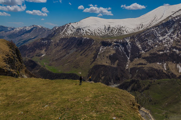 Fototapeta premium mountains cloud summer