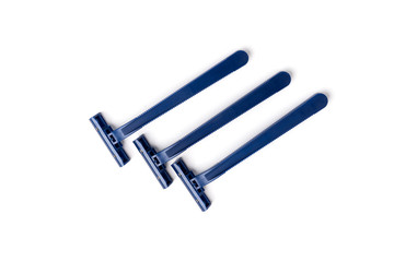 Razor isolated on white background.