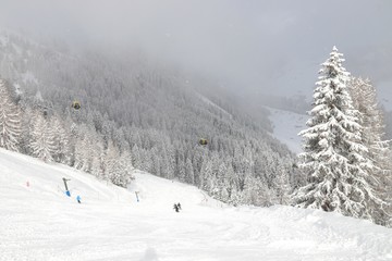 Austria winter skiing