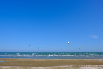 Sea Beach sky Parachute