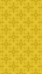 Ornate geometric pattern and two-tone abstract background