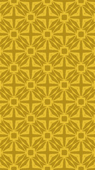 Ornate geometric pattern and two-tone abstract background