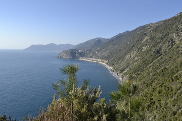 Panorama sulle Cinque Terre, Liguria