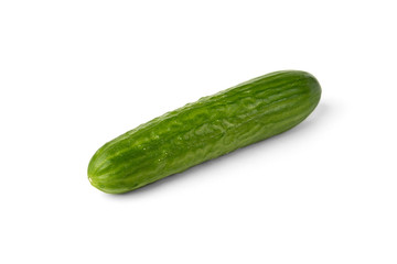 Cucumber isolated on white background.