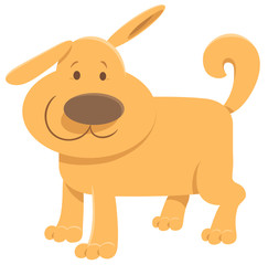 cute beige dog cartoon animal character