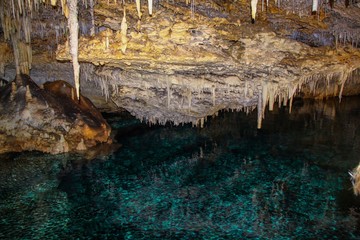 Gorgeous view of Crystal Caves of Bermuda.  Beautiful backgrounds.