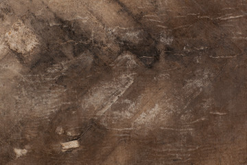 Old linoleum, which for a long time lay on the floorboard. Grunge texture background