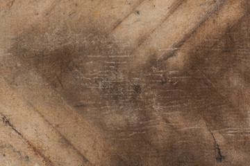 Old linoleum, which for a long time lay on the floorboard. Grunge texture background