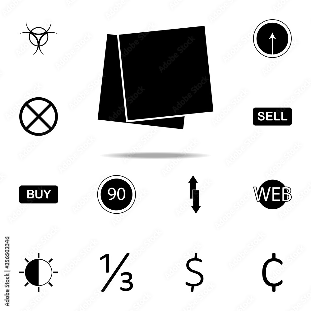 Poster layers of paper icon. web icons universal set for web and mobile