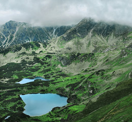 High Tatra mountains panorama