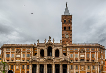 Fototapeta na wymiar Basilica Santa Maria Maggiore Rome Italy