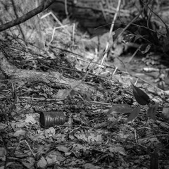 Obraz premium B/W Leave no Trace Mountains