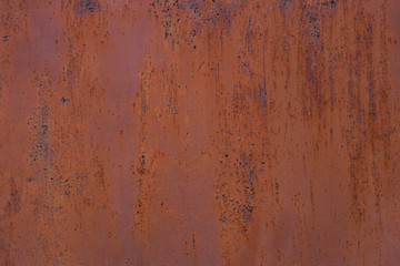 texture of red rusty metal