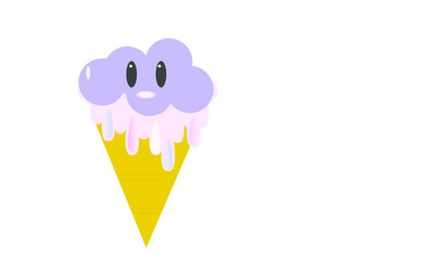ice cream purple