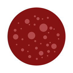 Piece of pepperoni sausage vector flat isolated