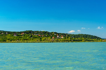 Sailboat on lake Balaton