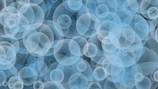 Turquoise blueand Gray seamless rising Bubbles floating and slow moving Loop particle Bubble Animation Black Background.