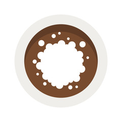 Salt in the bowl vector flat isolated