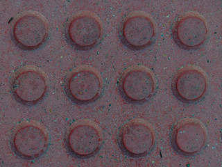 Patrón de círculos rojos