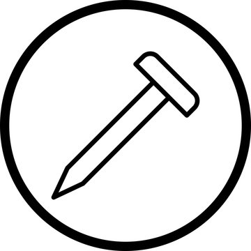 Illustration  Nail Icon