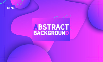 Fluid shapes composition. Abstract cover design.