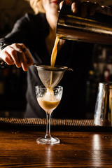 cocktail in the bar