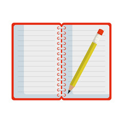 notepad office with pencil