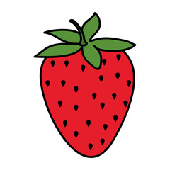 strawberry fresh fruit icon