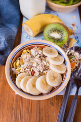muesli with banana