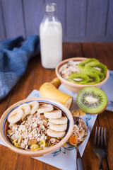 muesli with banana