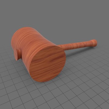 Cartoon mallet
