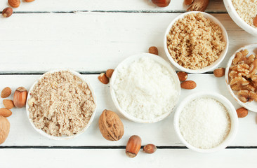 Nussmehl Nussmehle ohne Gluten Getreide Mehl Alternative Freiraum